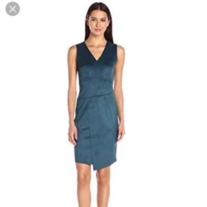 T Tahari Dolce Asymmetric Sheath Dress, size 2